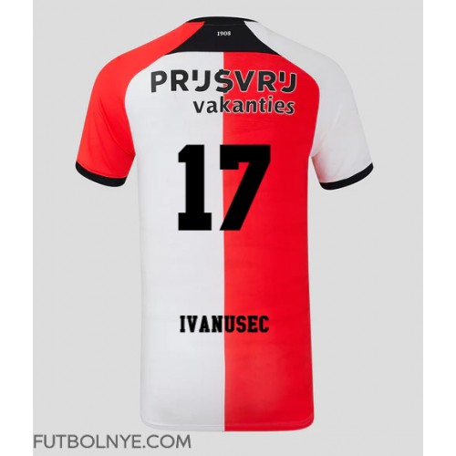 Camiseta Feyenoord Luka Ivanusec #17 Primera Equipación 2024-25 manga corta